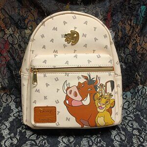 NWT Loungefly Lion King Hakuna Matata Mini Backpack